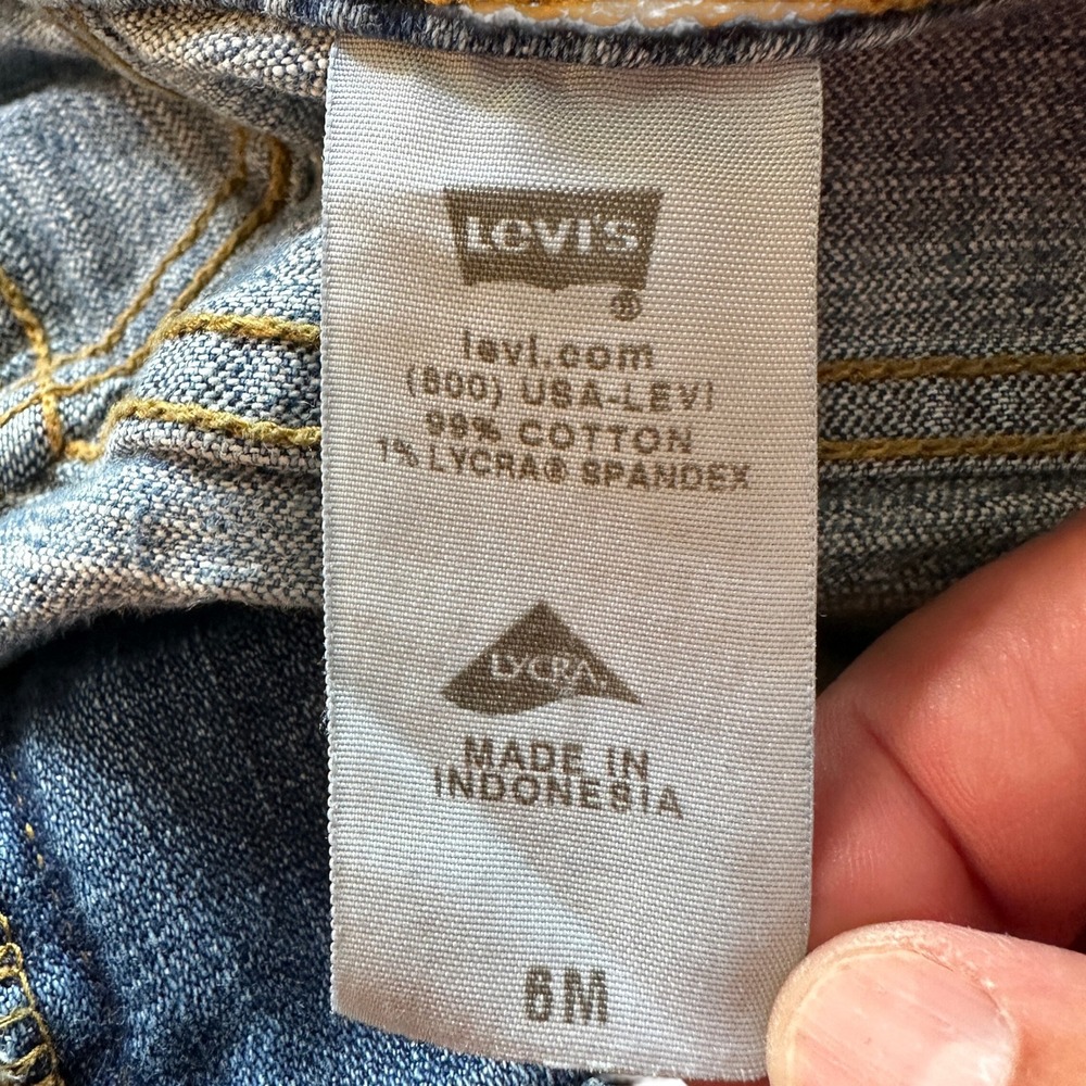 VTG Levi's 515 Bootcut Jeans Women's Size 6M Blue Medium Wash Denim - Picture 2 of 16
